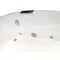 Eago 6Ft Right Drain Acrylic White Whirlpool Bathtub w Fixtures AM189ETL-R - alternate 3
